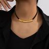 Simple Charm Collarbone Chain Necklace Daily Metal Smooth Surface Trend Personality Trend