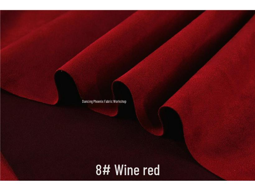 Luxury Snowflake Velvet Suede Air Layer Fabric - Thick, Stretchy, Soft, Delicate Knit