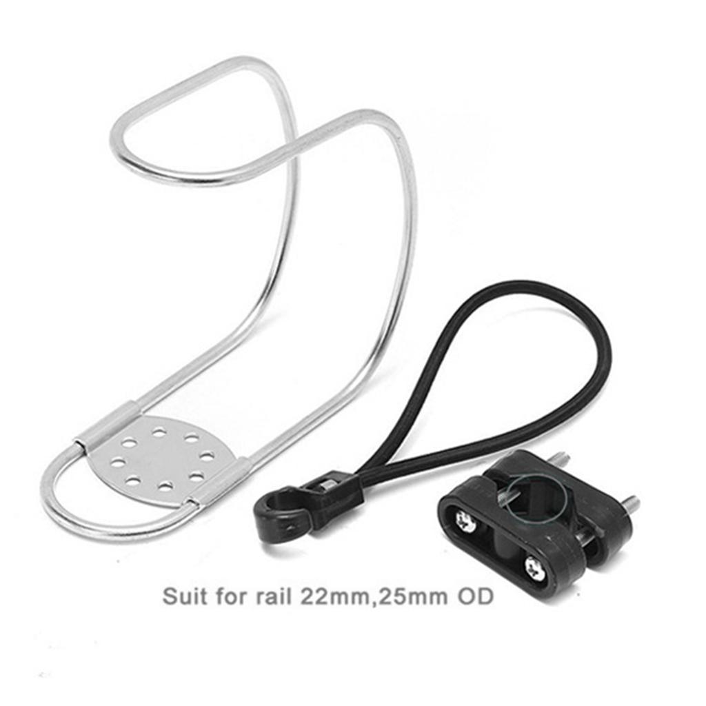 4.5in Stainless Steel Boat Lifebuoy Ring Bracket Horseshoe Holder for Marine Boat Ship Accessories