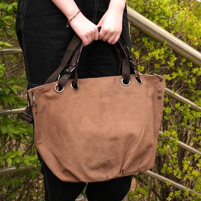 Vintage Canvas Tote Bag, Retro Shoulder Hobo Bag, Women's Casual Hand, Crossbody Bag Purse For Commute