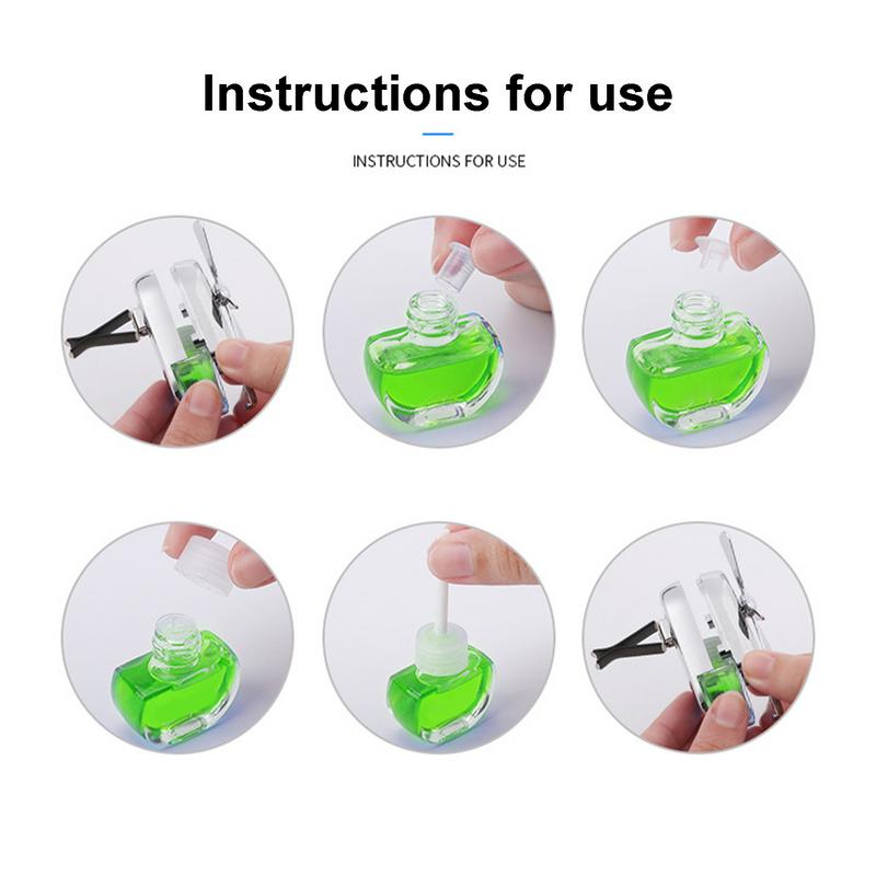 Car Perfume Vent Clip Fan Design Car Perfume Diffuser Automotive Air Fresheners Odor Eliminator For Car Interior Decoration
