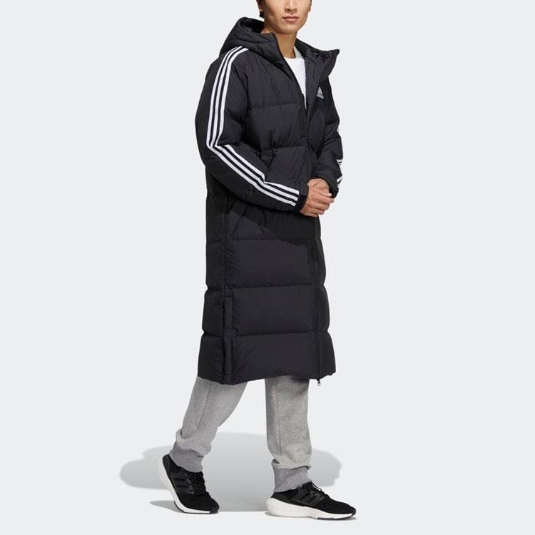 adidas Hooded Down Jacket International Version, Winter Unisex Black H20760