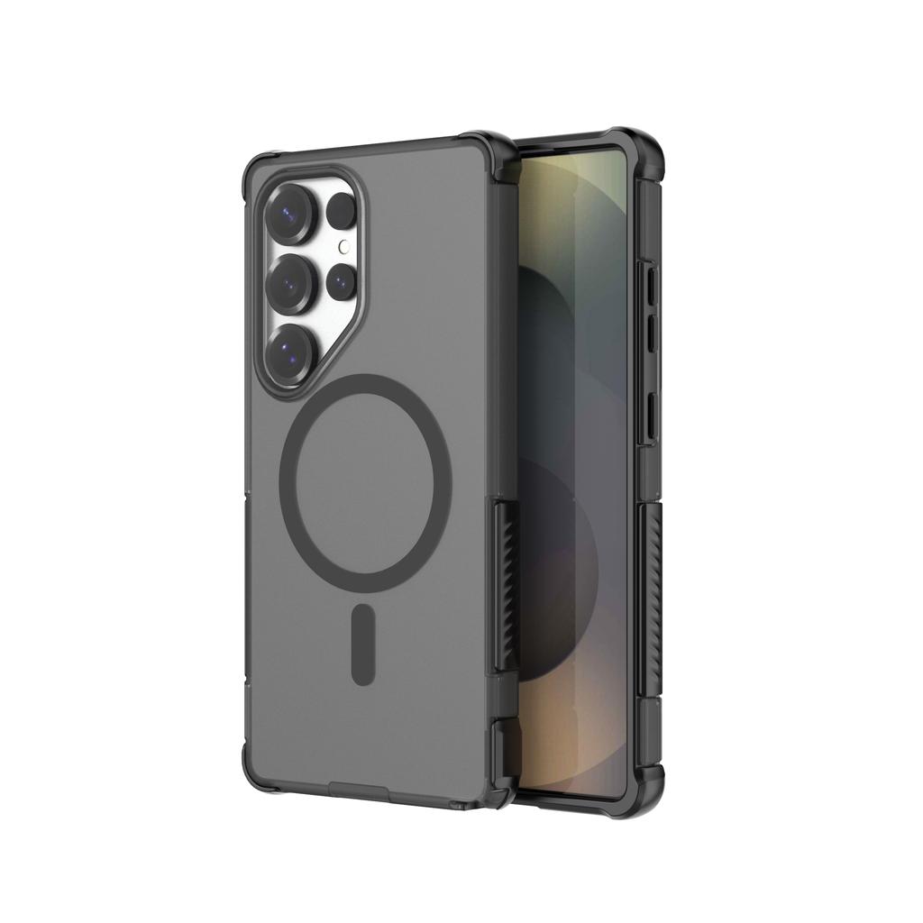 2 in 1 Matte Magsafe Magnetic Shockproof Phone Case For Samsung Galaxy S25 S26 Ultra S25 S26 Plus Skin-Feel Protective Cover