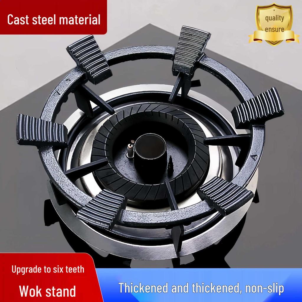 Universal Gas Stove Anti-Slip Trivet: Milk Pot and Small Pot Stand with Four or Five Prongs.