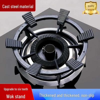 Universal Gas Stove Anti-Slip Trivet: Milk Pot and Small Pot Stand with Four or Five Prongs.