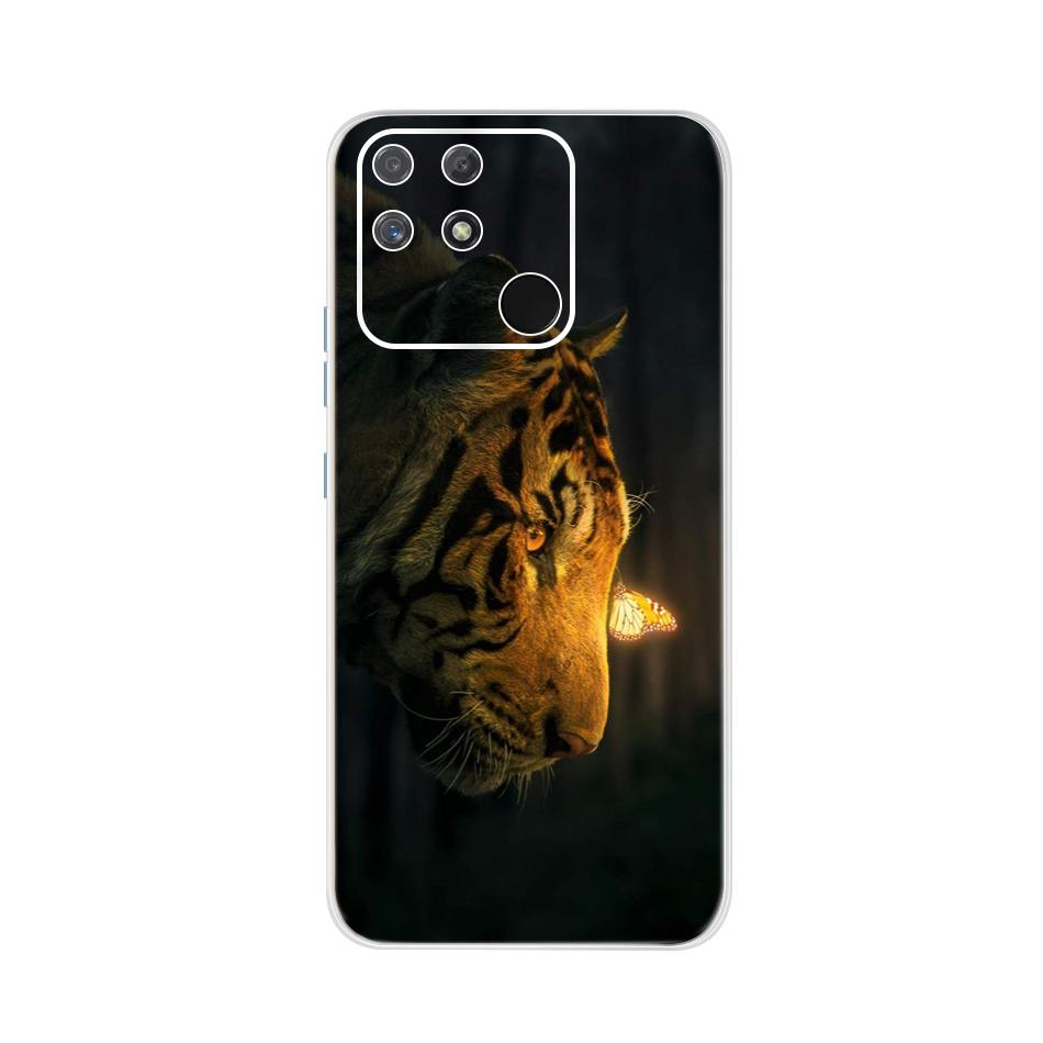 Weiche Silikonhülle Für Raelme Narzo 50A RMX3430 HandyhülleTransparente TPU-Abdeckung Für Realme Narzo50a 50 A 6.5" Rückseiten Hüllen Bumper