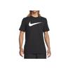 Logo Print Crew Neck Short Sleeve T-Shirt Men Tops Black DC5094-010