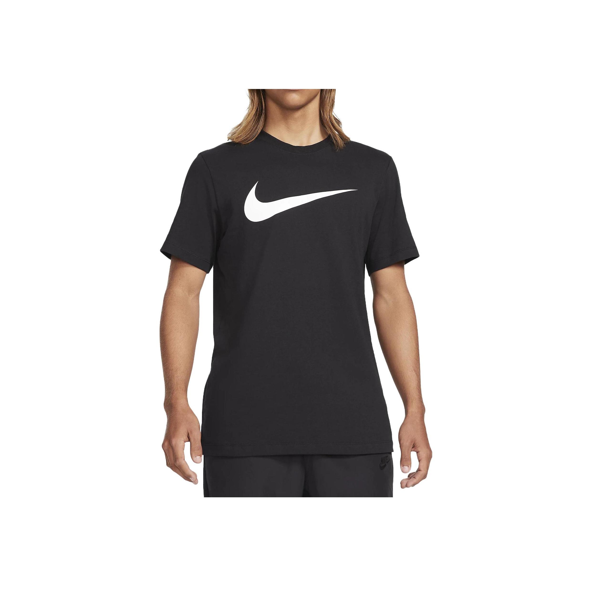 Мужская футболка с круглым вырезом и коротким рукавом с логотипом Nike, черные DC5094-010 L