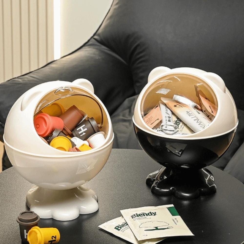 Spherical Design Vanity Accessories Storage Holder Dustproof Scrunchie Storage  Hair Accessories