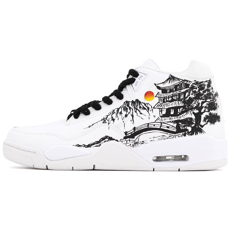 

Nike Flight Legacy Low top Skateboard Shoes Men s Black White BQ4212-101(team-A) 41