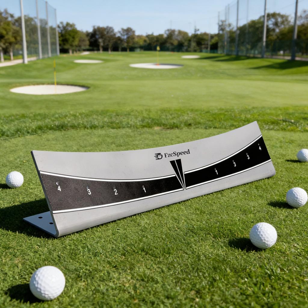 Golf Swing Training Aid Putting Track Calibrates The Putter Track