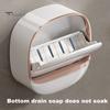 Self Draining Soap Holder Strong Load-bearing Easy To Install Bathroom Wall Mounted Soap Box Tray Container
