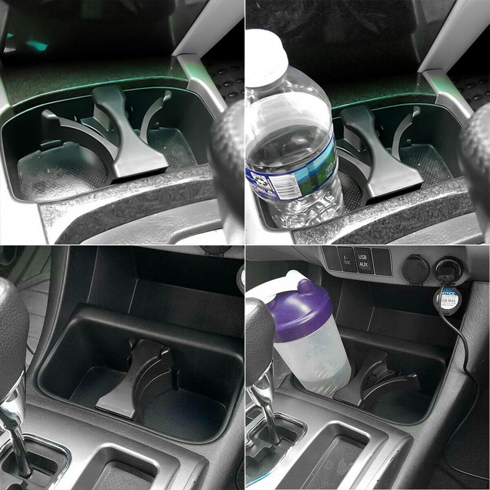 Car Accessories for Toyota Tacoma 2005 2006 2007 2008 2009 Sequoia Foldable Adjustable Center Console Cup Holder Insert
