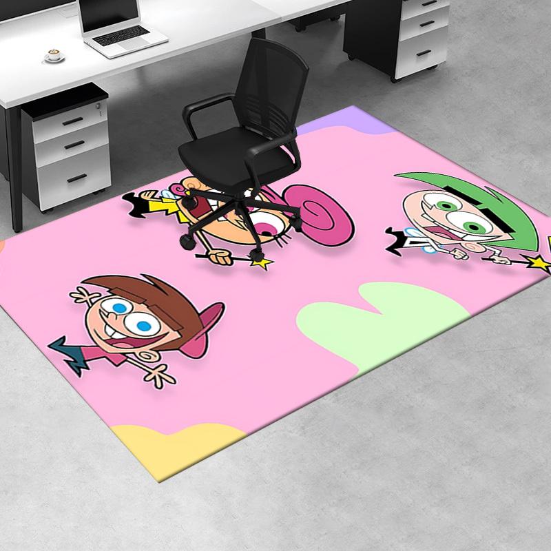 The Fairly OddParents Charming Chair Mat: Magical Home Decor, Office Must-Have, Perfect Gift for Any Room!.1225a