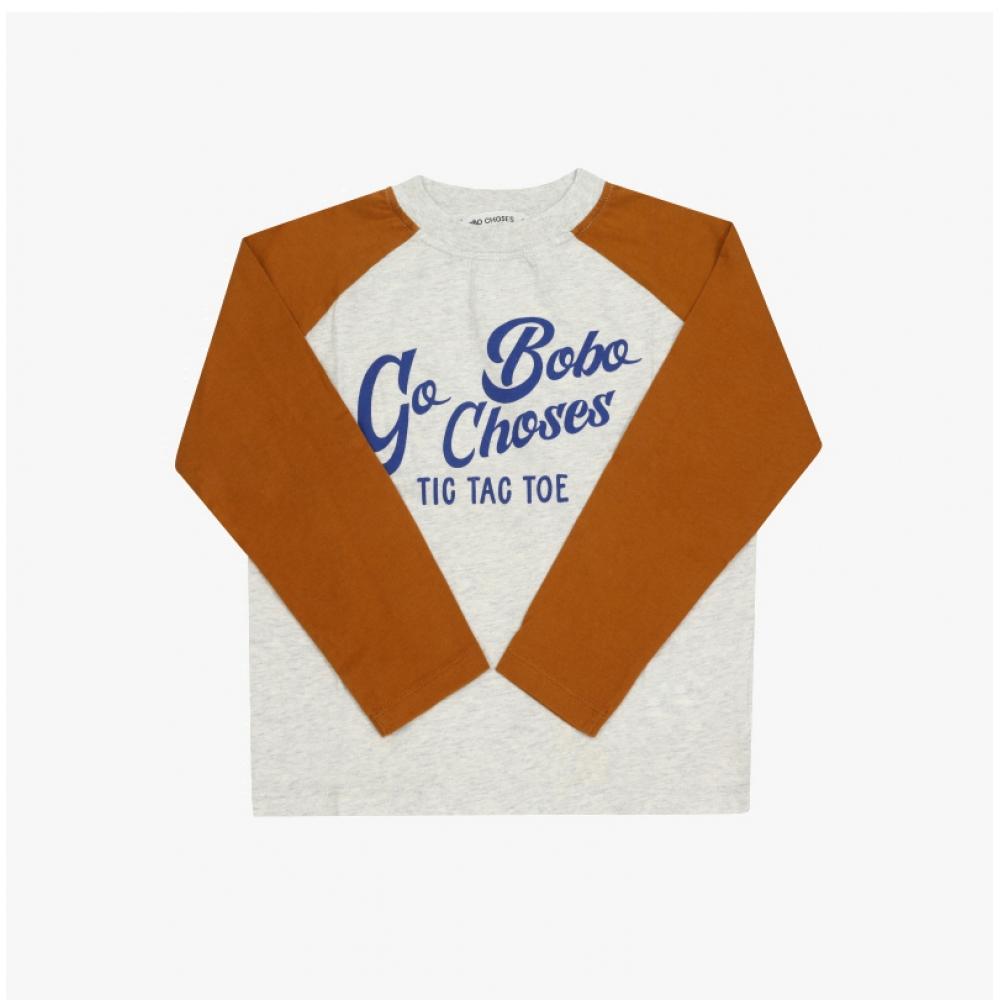 Bobo Shoes High Bobo Raglan Kids Long Sleeve Tee B225ac019