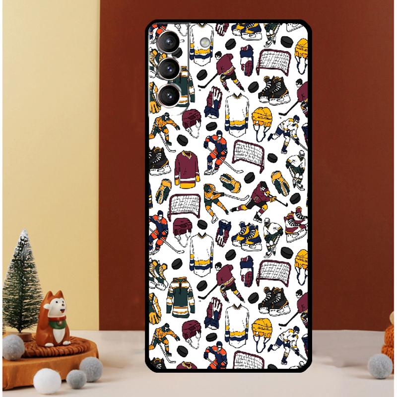 

Play Ice Hockey Case For Samsung Galaxy S26 S25 Ultra S23 S20 FE S21 S22 S24 Plus S10 S25 FE Cover Funda Galaxy S24