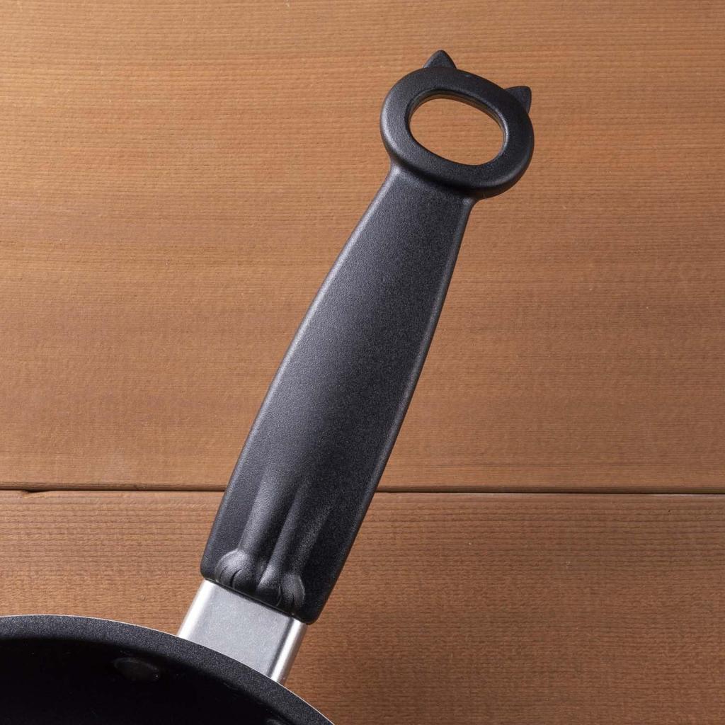 Kai Cat Frying Induction Nyammy Warm DW5661 Pan, 24cm, Compatible, Gray,