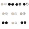 All Matching Pearls Buttons Resin Closure Buckles For Enhancing Clothing Handmade Craft Project Accessory Garment Buttons