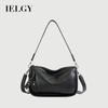 Large-Capacity Autumn Winter All-Match Retro Broadband One-Shoulder Messenger Bag Ladies Texture