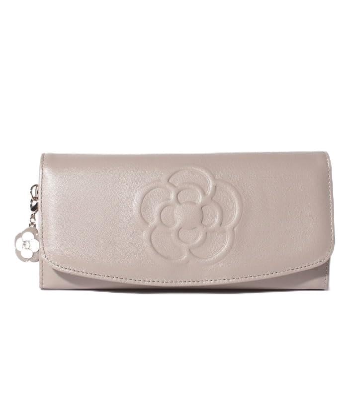 

Flap Long Wallet Waffle Greige [Craysus] Women s (New)