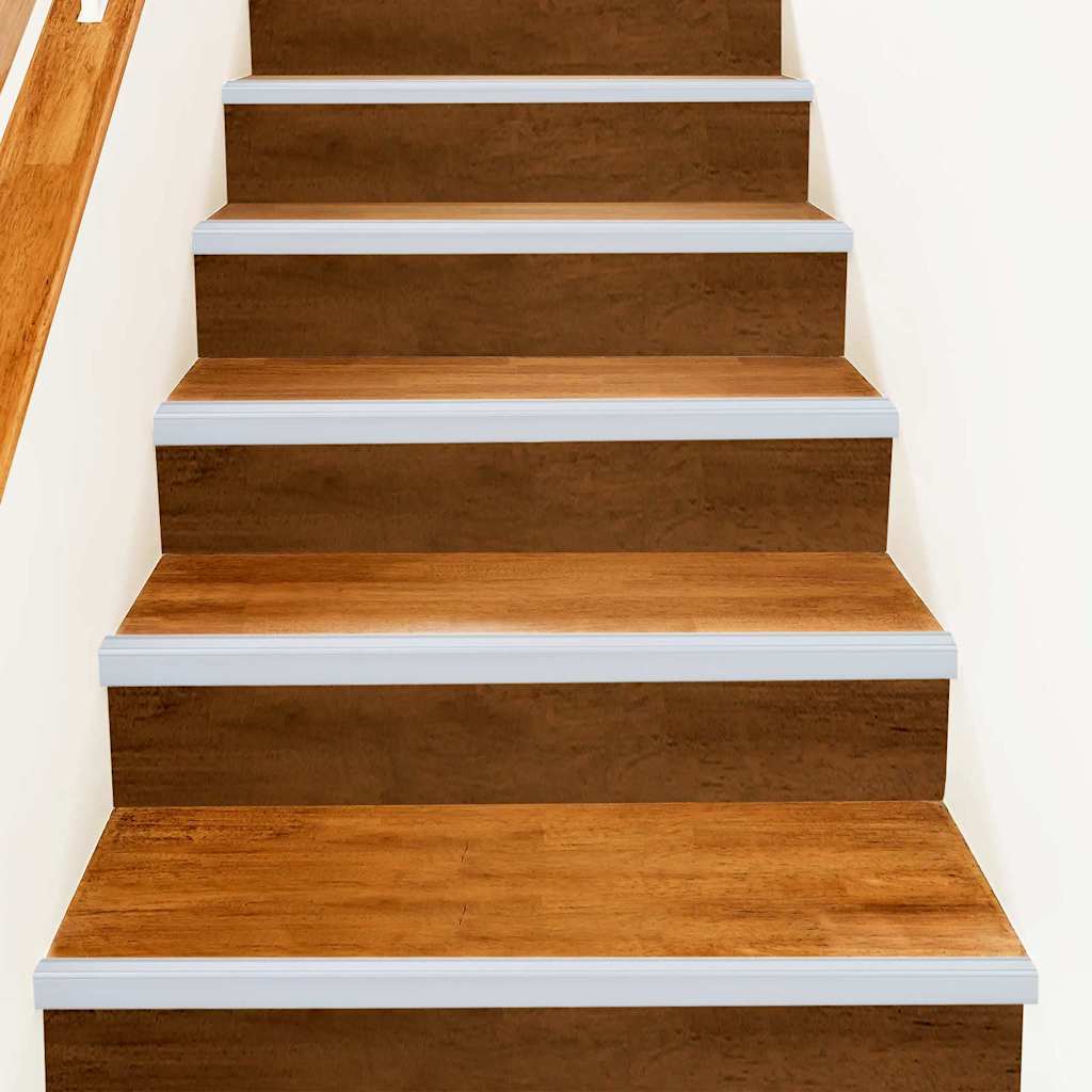 Stair Edge Profiles 10 pcs Silver 67 x 3.5 x 3 cm Aluminum