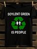 Soylent Green Is People T-Shirt Herren T-Shirt Damen T-Shirts mit Buchstabenaufdruck Kurzarm T-Shirt Lässiges Streetwear T-Shirt Oberteil