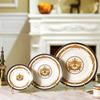 Simple Gold Iron Display Stand Small Bowl Dish Frame Practical Craft Bracket  Cookbooks