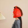 2026 Year of the Horse Headgear Funny Plush Horse Head Hat New Year Animal Costume for Adults Stage Performance Photo props