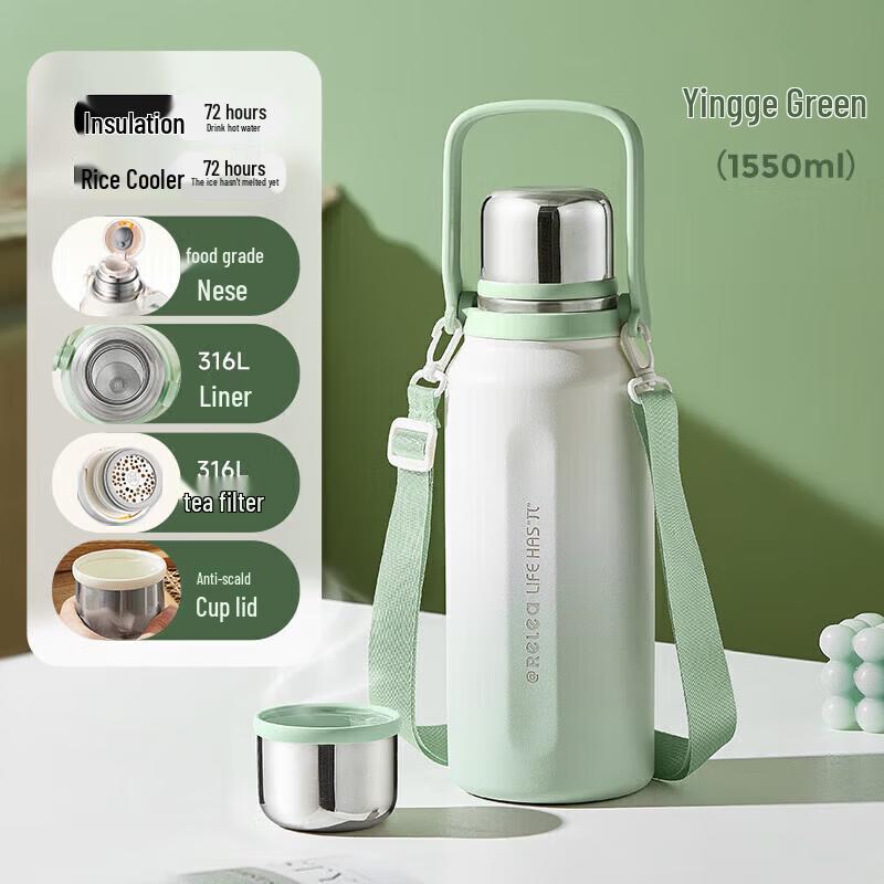 

Wushengwu 316L Stainless Steel Large Capacity Insulated Water Bottle