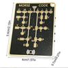 Trendy Design training card Practical Morse code training card Morse Code Karte  Birthday Present