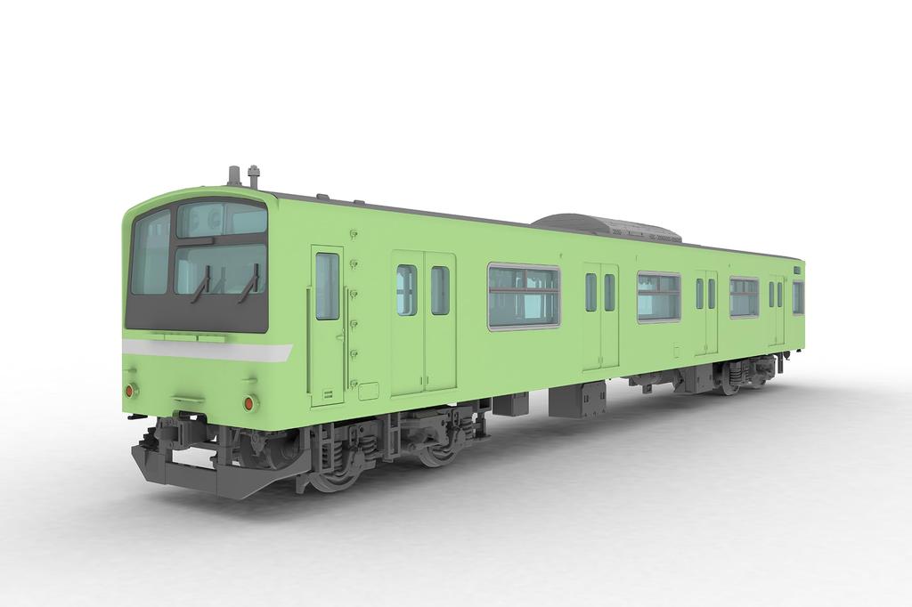 Plum 180 JR West 201 Series DC Vlak 30N Vylepšený Vůz Osaka Higashi LineYamatoji Line Kuha 201Kuha 200 Sada Displej Model Nenabarvená Plastová Stavebnice PP201
