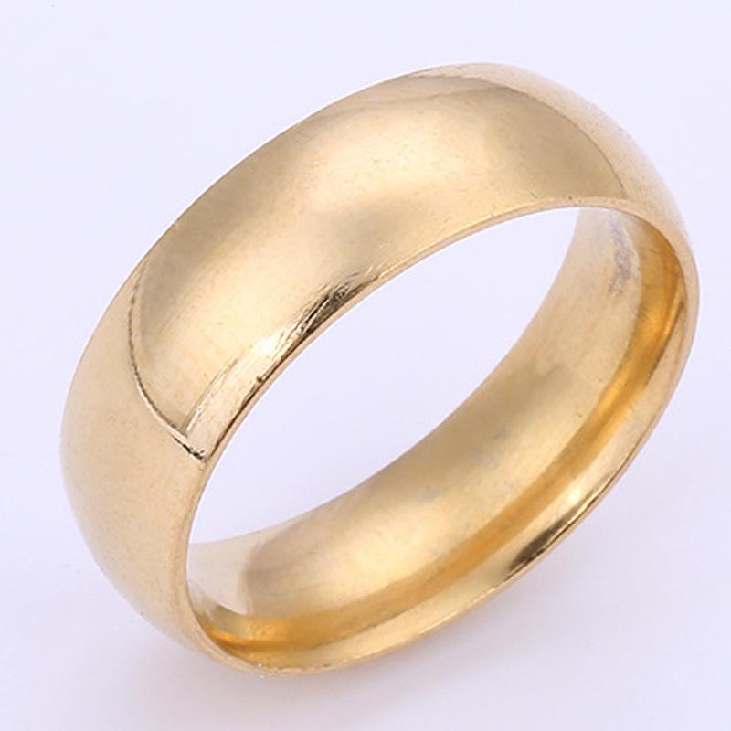 Módní šarm Šperky Trendy Romantický milenec Titanium Steel Pár Zásnubní prsten Dárek pro milence
