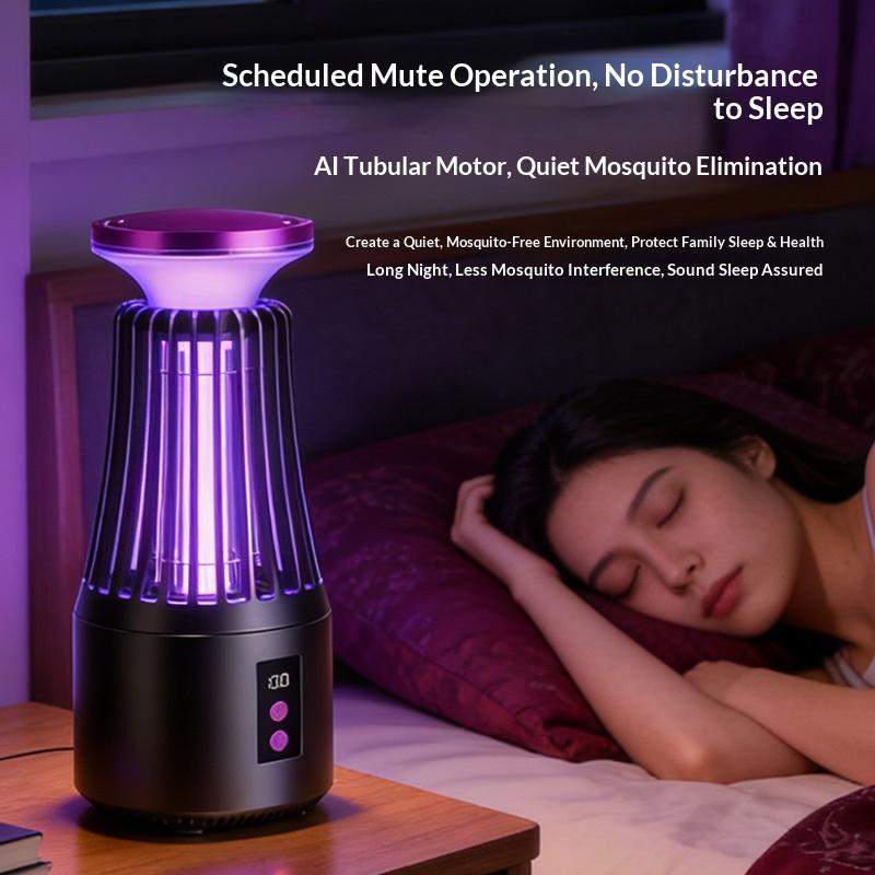 High Quality Electric Mosquito Killer Lamp USB Rechargeable Bug Zapper Indoor Outdoor Fall Insect Trap Pest Control 61+