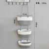Wall-mounted hanging basket storage hanging basket decorative wall storage basket three-layer household home hanging