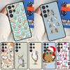 Fashion Cartoon Owl Phone Case For Samsung Galaxy S25 Ultra S24 S23 Ultra S9 S10 S20 S21 S22 Plus S24 FE Cover