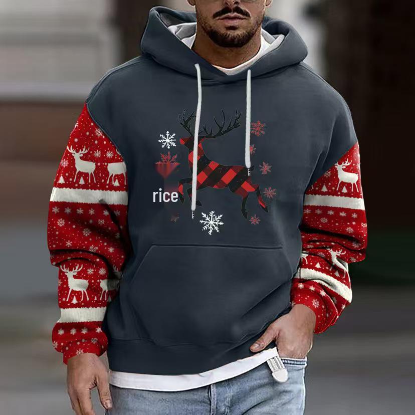 2025 Herren 3D-Druck Europäischer Weihnachtspullover