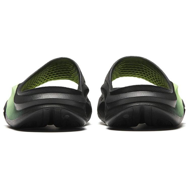 Anta Pool Shadow Slide Slippers Men's Black Green 112438519-4