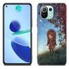 Custodia per Telefono Riccio nella Nebbia Per Xiaomi Mi 11 Lite NE 11i 10T 11T Pro A2 A3 Lite POCO F3 M3 M4 C31 X3 Pro NFC GT Cover Nera