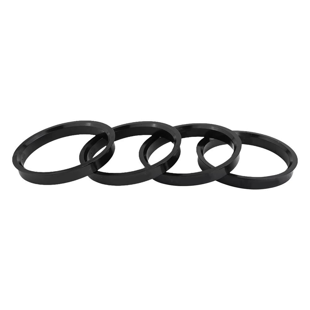4pcs OD 72.6mm ID 65.1mm Car Tire Centering Hub Centric Rings Wheel Bore Center For BMW For Range Rover For Transporter T5, T28,