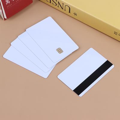 5 Stück SLE4442 Chip Blanko Smartcard mit Magnetstreifen Hico 3 Spuren Inkjet PVC Kontakttyp Verbund-IC-Karte