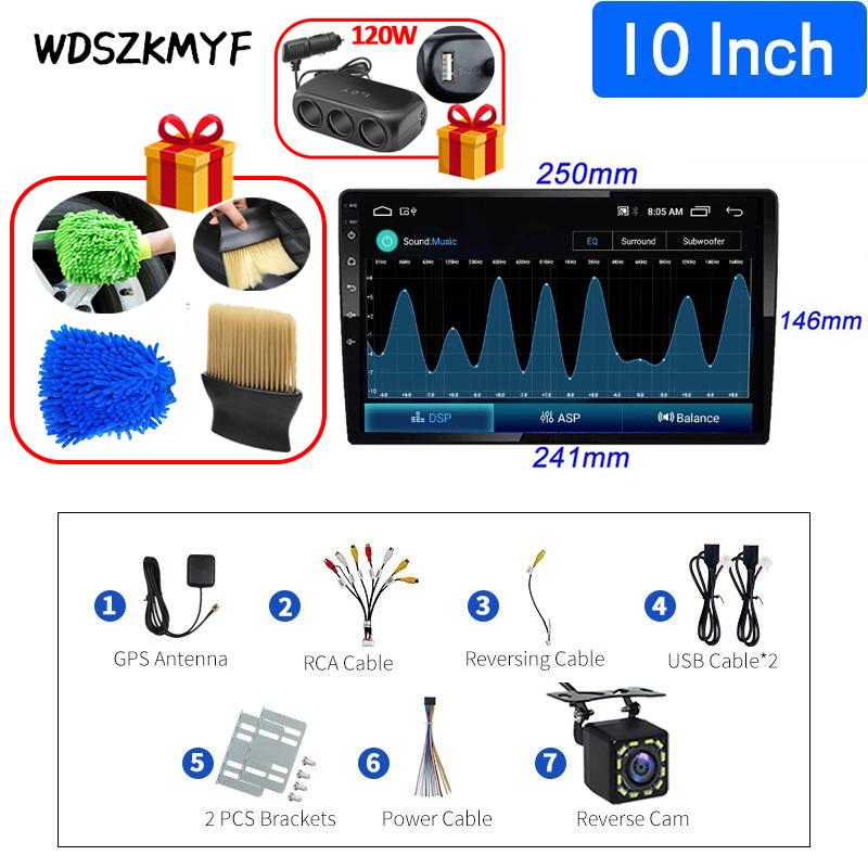 Android 13 Car Multimedia 7/9/10Inch Wireless Apple Carplay Android Auto 2 Din Stereo Receiver Car Radio Rear View Camera