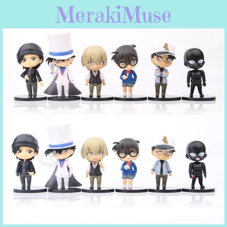 Detective Conan And Kid The Phantom Thief Pvc Models With Assembly For Desk Decor And Anime Fans