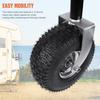 Trailer Jack with Wheel 2000 Lbs Capacity Heavy-Duty Bolt-Fixed Swivel Tongue Jack 11in Vertical Load Fit for RVs Boats