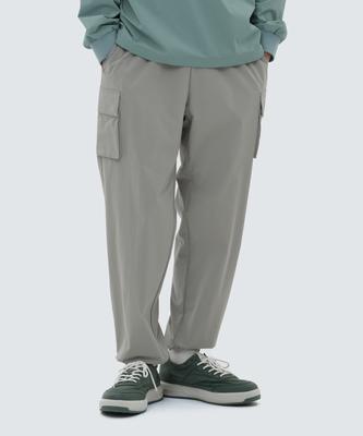 SNOWPEAK APPAREL Thin Tech Woven Cargo Jogger Pants Fog Gray (S24Muspt62)