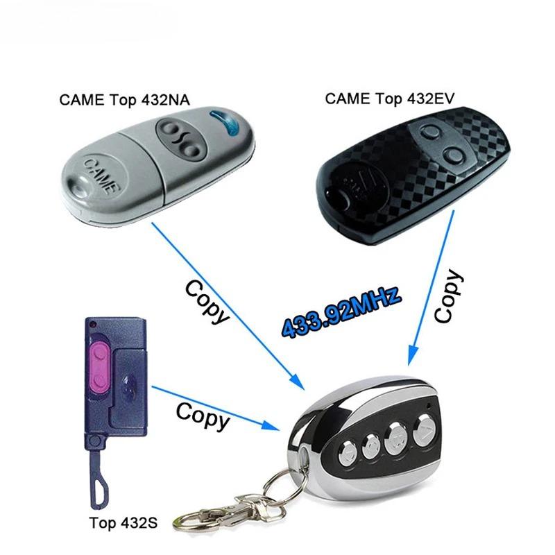 433MHz RF Remote Control Cloner Duplicator Auto Copy Function Transmitter For Garage Door Car CAME Remotes Compatible With 433 9