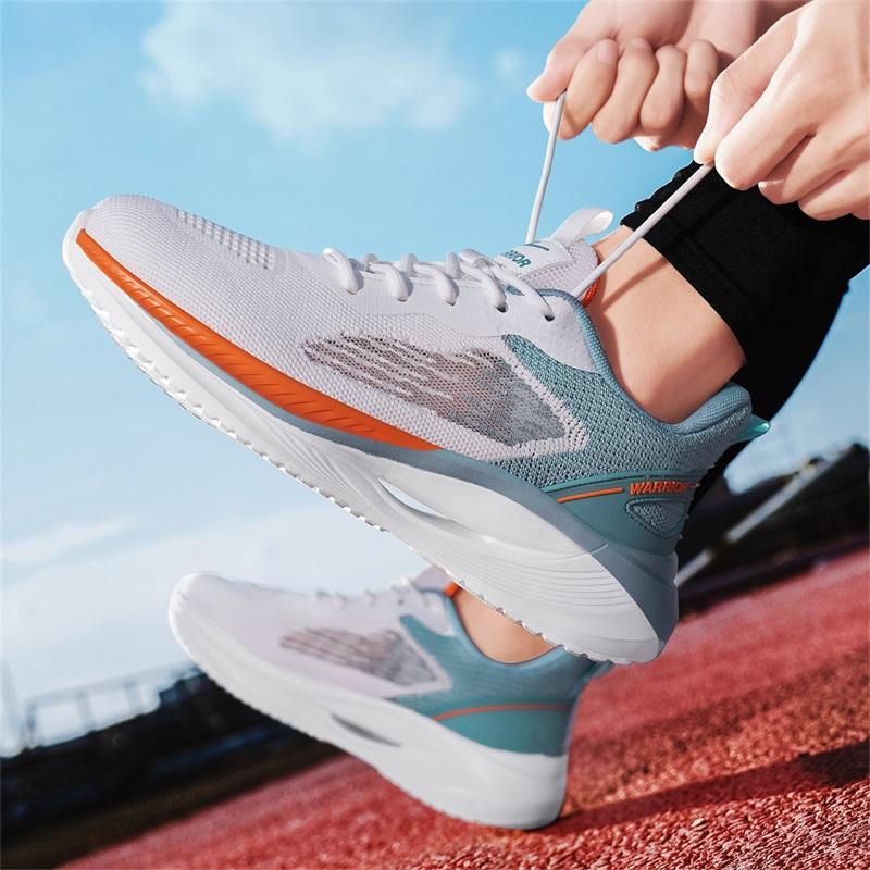Warrior Sports Casual Fashion Simple Trendy Versatile Durable Lightweight Rebound Low-Top Long Distance Running Test Shoes Men sneaker WXY(ZA)-422301