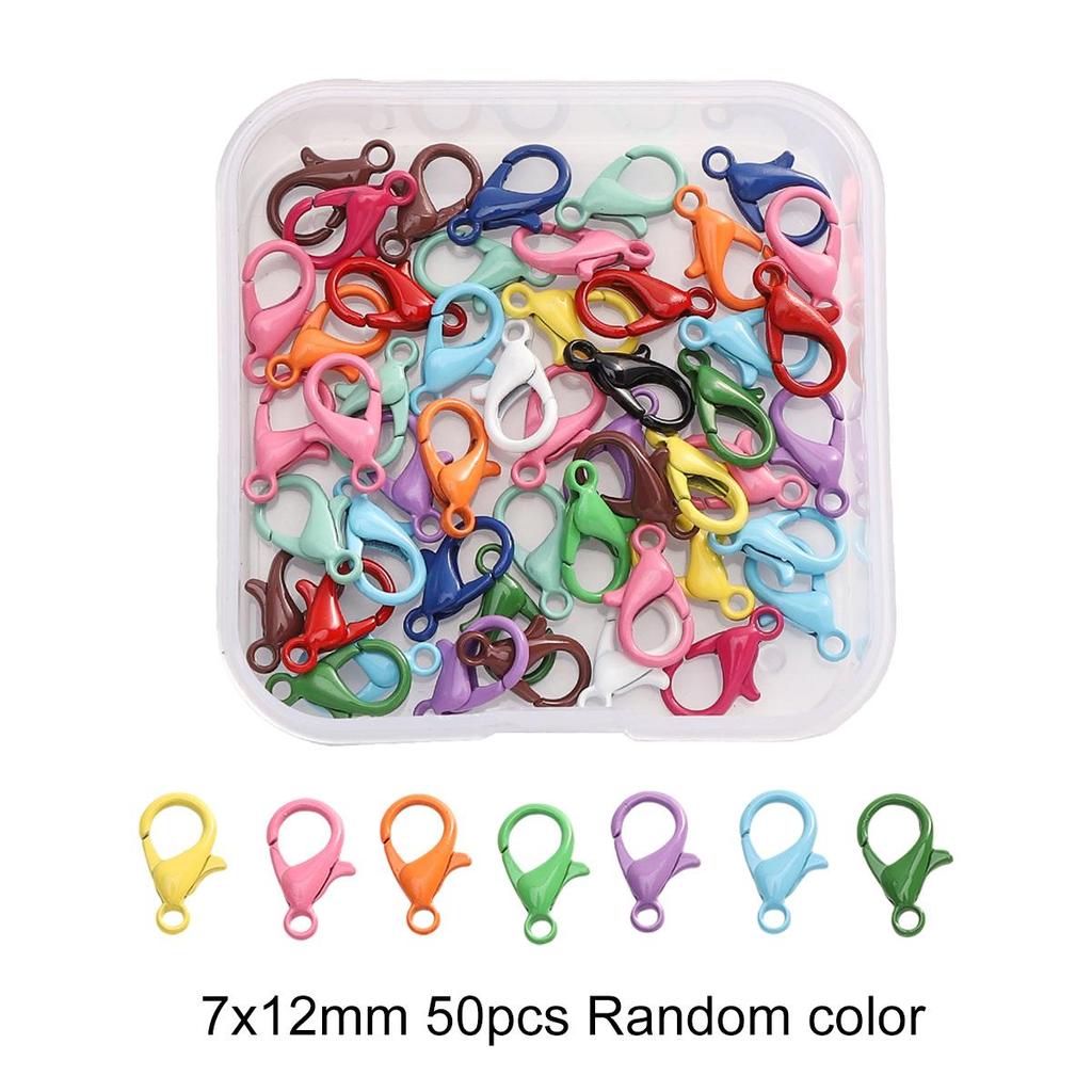 10-300Pcs Boxed Keychain Series Jump Ring Accessories for DIY Jewelry Craft Making Findings
