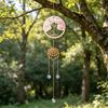 Natürlicher 7-Chakra Lebensbaum Edelstein Heilung Rohe Kristallsteine Wand Fenster Auto Hängendes Ornament für Yoga