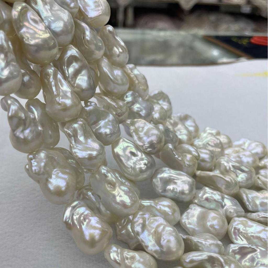 Pendentif Perle d'Eau Douce Naturelle Queue de Poisson 15*17mm pour Collier Baroque Fait Main DIY