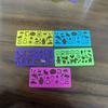 Multifunctional Geometric Drawing Template Ruler for Primary School Students
